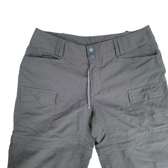 Rare 2009 The North Face Hyvent Cargo Pants Size 8 Gray - Picture 3 of 9